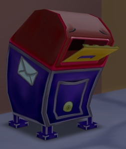 The mailbox from Donald's Dreamland.