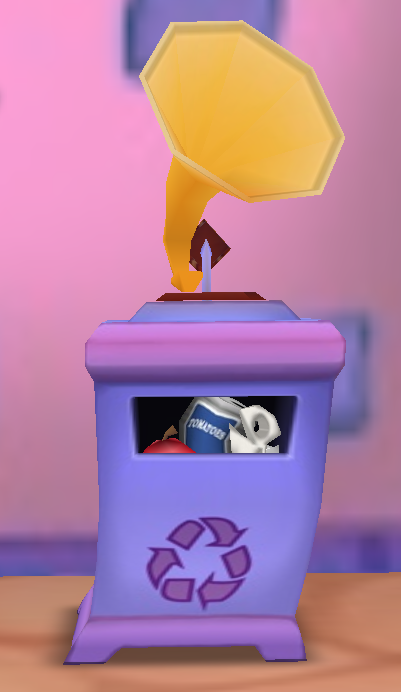 The trashcan from Minnie's Melodyland.
