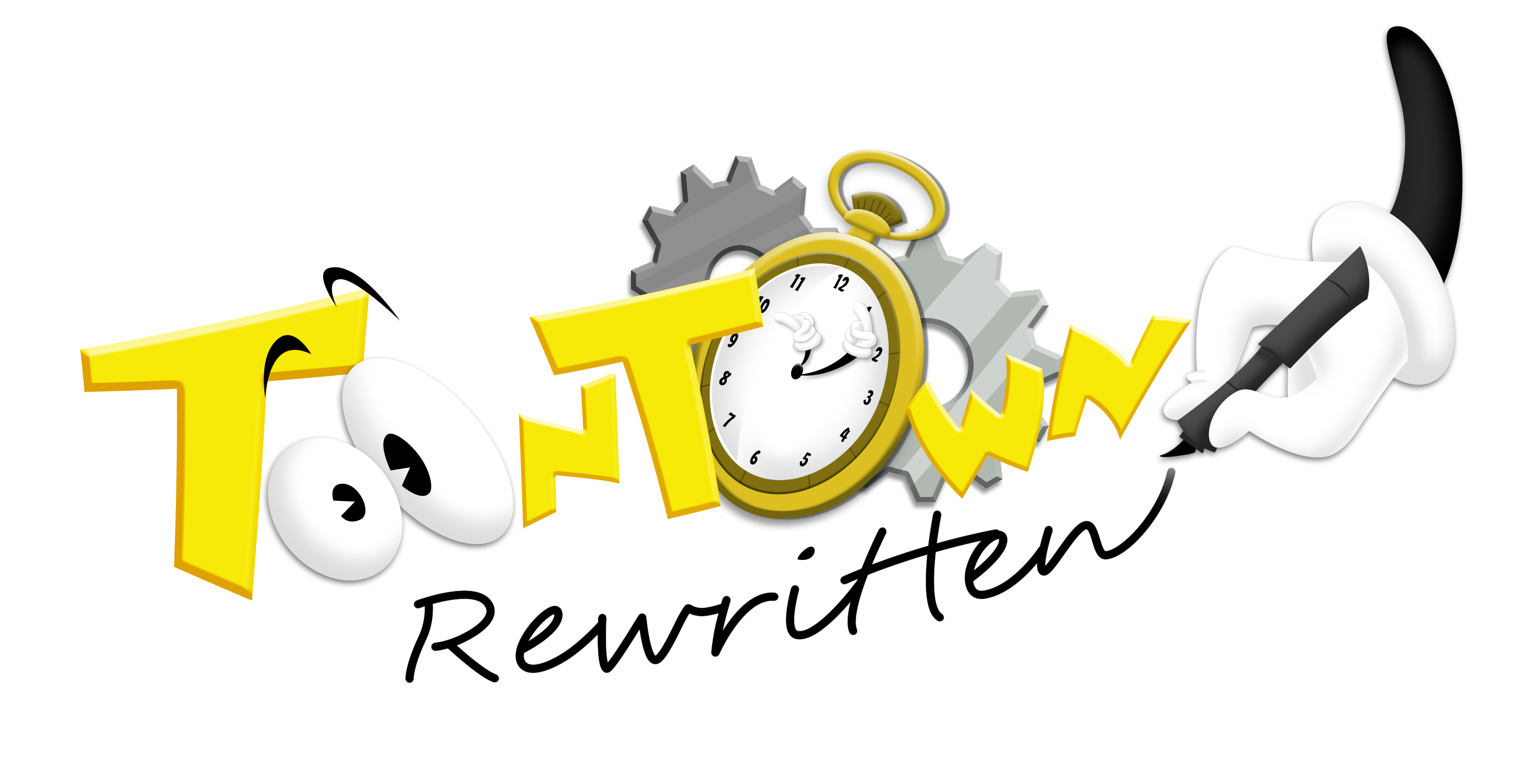 The Open Beta logo of Toontown Rewritten.