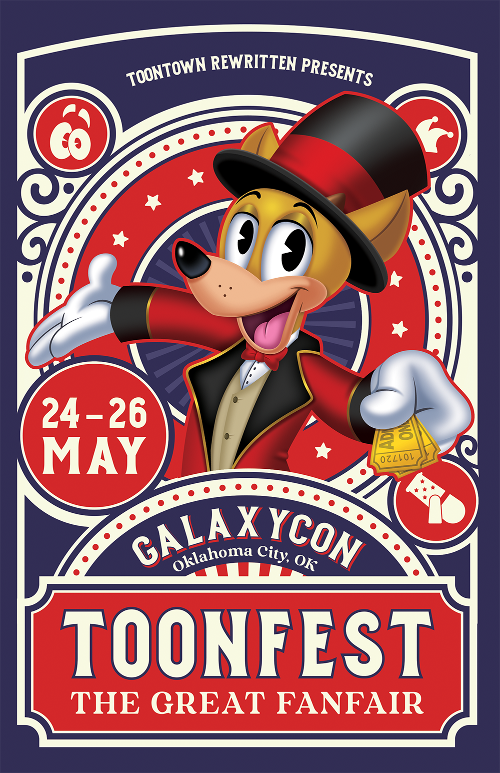 Front cover of the booklet from ToonFest: The Great Fanfair.