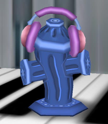 The fire hydrant from Minnie's Melodyland.