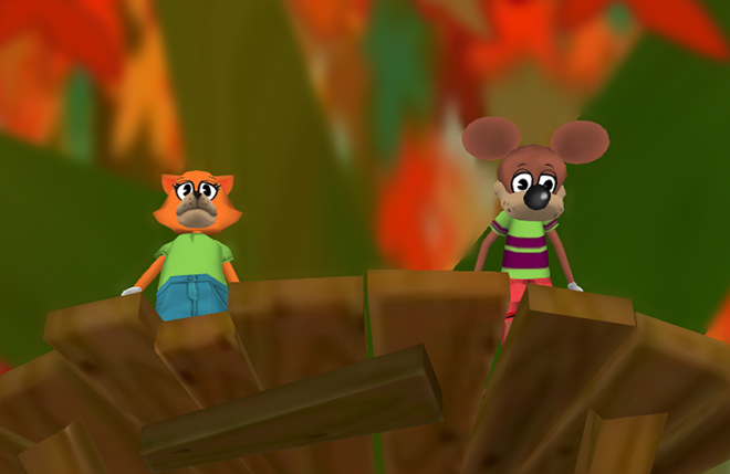 Two Toons who appear during Catching Game.