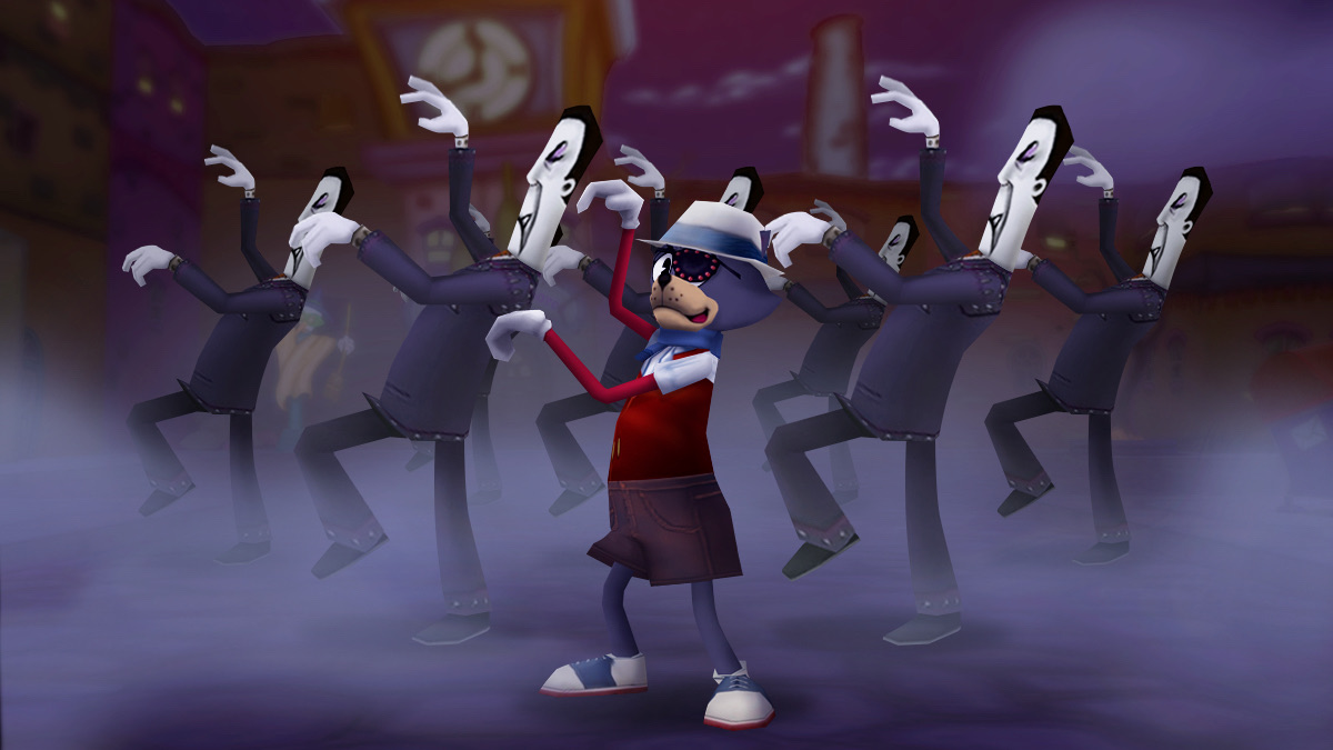 Bloodsuckers and a Toon performing a thriller dance.
