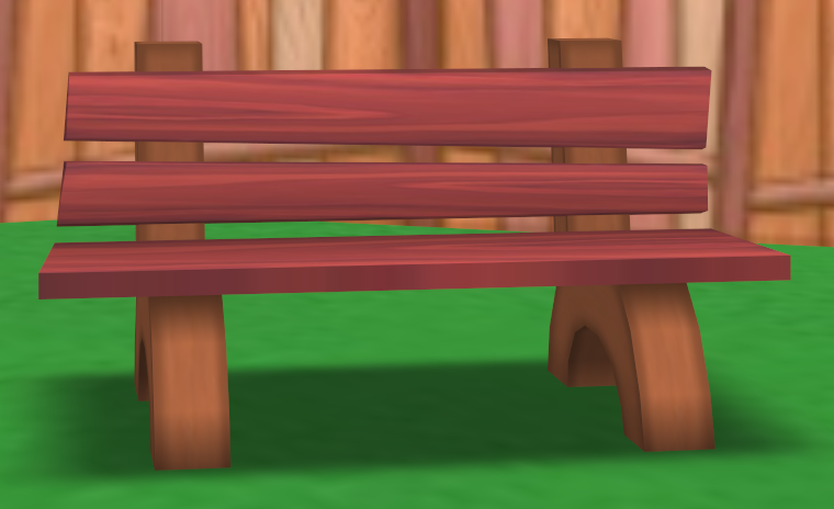 A bench in Donald's Dock.