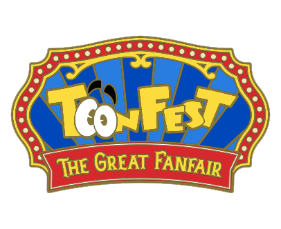 ToonFest: The Great Fanfair enamel pin.