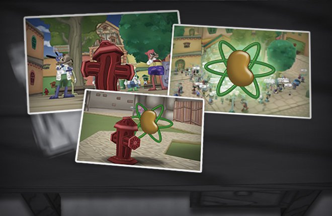 File photos of the dastardly silly fire hydrant with Silly Particles.