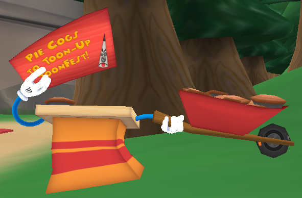 Flippy's pie stand during ToonFest 2014.