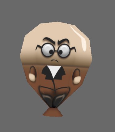 An enemy balloon that resembles a Flunky.