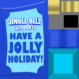 Jingle Bell Jamboree sign texture.