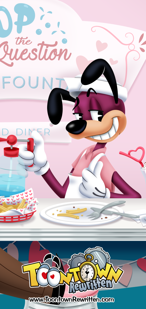 ValenToon's Day wallpaper with a dog.