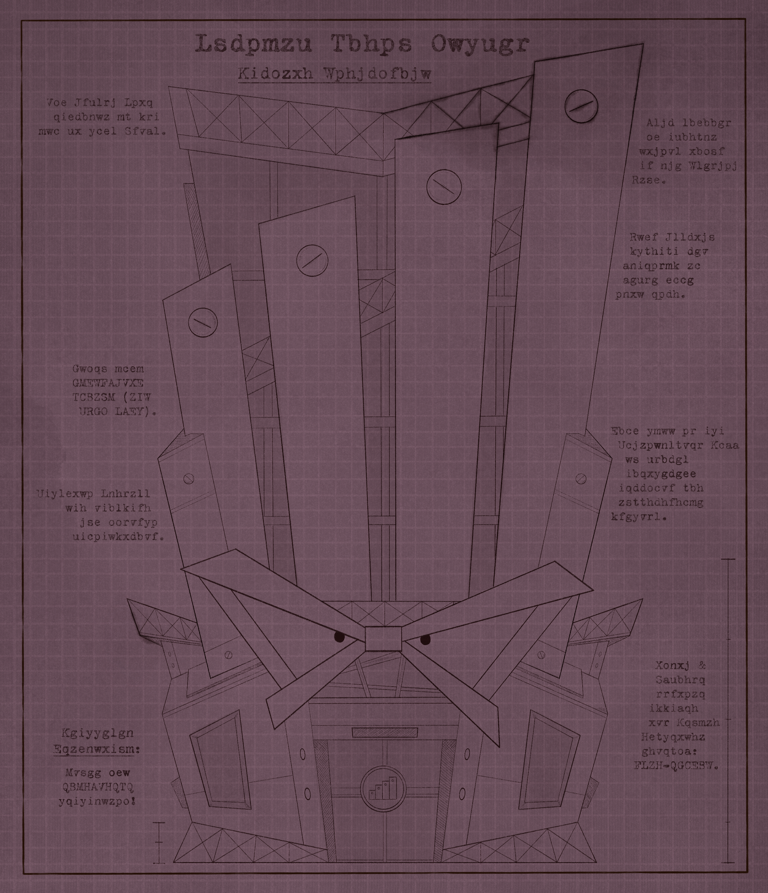 Front cover of revamped Sellbot Field Offices blueprint.