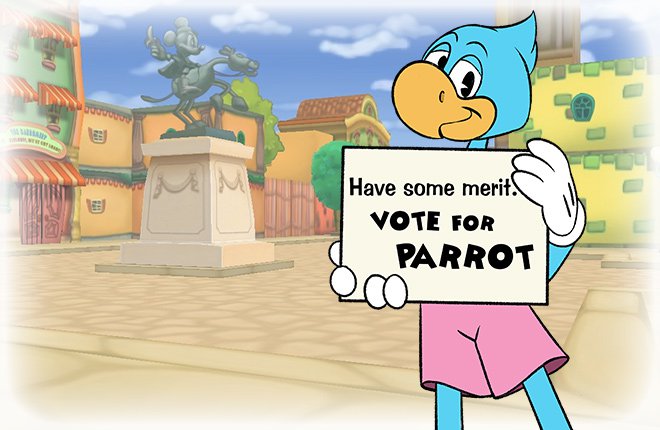 Parrot's slogan.