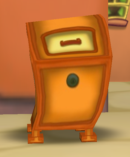 The mailbox from Toontown Central.