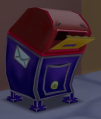 A mailbox in Donald's Dreamland.