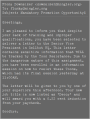 Flunky's Minglermail memo #3.