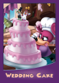 Front cover of the trading card for Wedding Cake.