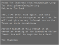 The Big Cheese's Minglermail memo #3.