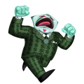 An angry Money Bags.