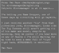 Micromanager's Minglermail memo #2.