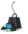 A Short Change getting crushed by a Big Weight.