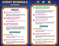 Event schedule for ToonFest: The Great Fanfair.