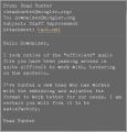 Downsizer's Minglermail memo #3.