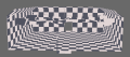 An untextured model of room #1.