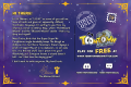 Back cover of the "Celebrating 10 Years of ToonFest" postcard from ToonFest Orlando.