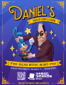 The flyer for Daniel's Show of Loony Illusions from ToonFest Orlando.