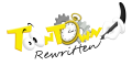 The Open Beta logo of Toontown Rewritten (2014-2017).