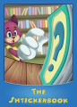 Front cover of the trading card for the Shticker Book.