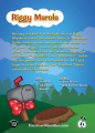 Back cover of the trading card for Riggy Marole.