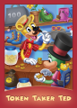 Front cover of the trading card for Token Taker Ted.