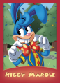 Front cover of the trading card for Riggy Marole.