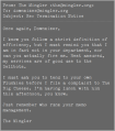 Downsizer's Minglermail memo #2.