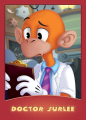 Front cover of the trading card for Doctor Surlee.