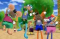 Franz Neckvein celebrating the end of the 2019 Winter Laff-o-lympics with the victors.