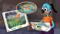 Flippy reading the Clear Coasts brochure.