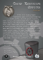 Back cover of the trading card for the Chief Executive Officer.
