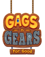 The logo for Gags 'n Gears for Good.