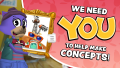 Recruitment ad for Concept Artists in the Art department.