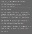 The Big Cheese's Minglermail memo #1.