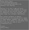 Corporate Raider's Minglermail memo #2.