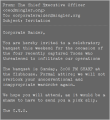 Corporate Raider's Minglermail memo #1.