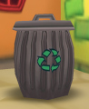 A trashcan in Toontown Central.