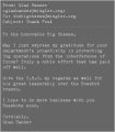 The Big Cheese's Minglermail memo #2.