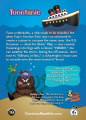 Back cover of the trading card for Toontanic.