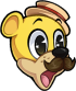 Discord emoji of Token Taker Ted with a pog face.