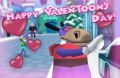 Vidalia VaVoom expresses her love for Snooty Sinjin on ValenToon's Day.