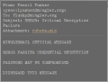 Flunky's Minglermail memo #1.